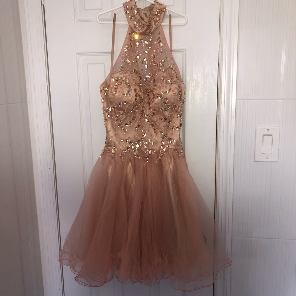 pink sparkle dress